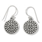 Pebble Round Reversible French Wire Earrings 