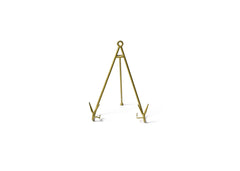 Medium Flare Plate Stand Gold