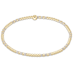 Gameday Hope Joy Pattern 2mm Bead Bracelet