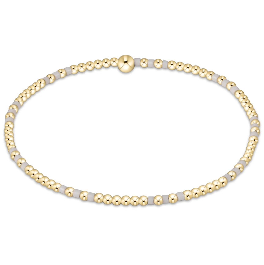 Gameday Hope Joy Pattern 2mm Bead Bracelet