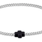Signature Cross Sterling Pattern 2mm Bead Bracelet