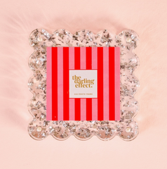 Square Scalloped Acrylic Frame