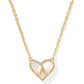 Heart Letter Short Pendant Necklace