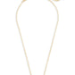 Elisa Gold - Genuine Citrine Quart Necklace