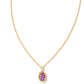 Daphne Framed Short Pendant Necklace