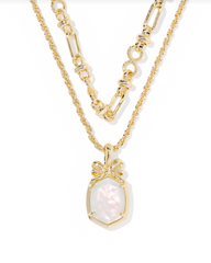 Daphne Bow Multi Strand Necklace