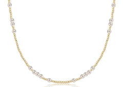 17" Choker Hope Unwritten - 4mm Pearl