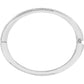 Neptune's Rings Medium Hinged Bangle Bracelet Side View