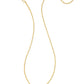 Cailin Crystal Pendant Necklace In Gold Green Crystal.