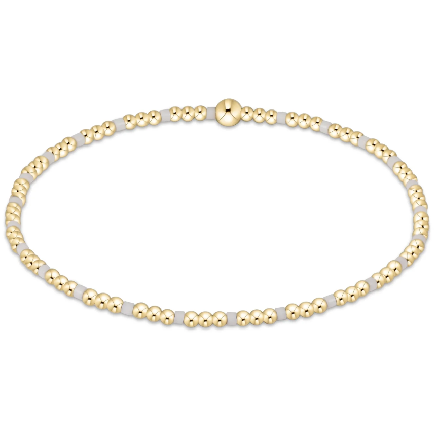 Gameday Hope Sincerity Pattern 2mm Bead Bracelet