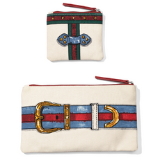 In Love We Trust Pouch Set Back View