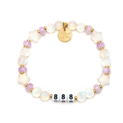 888 Angel Numbers Beaded Bracelet S/M