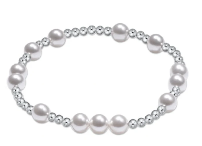 Enewton Extends - Hope Unwritten Sterling 6mm Bead Bracelet - Pearl