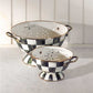 Courtly Check Enamel Large Colander