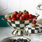 Courtly Check Enamel Large Colander