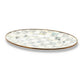Sterling Check Enamel Oval Platter Small
