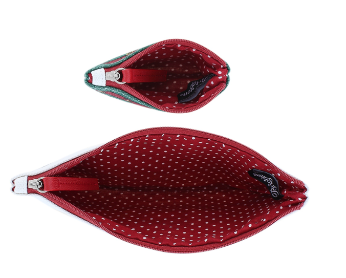 In Love We Trust Pouch Set Inside View