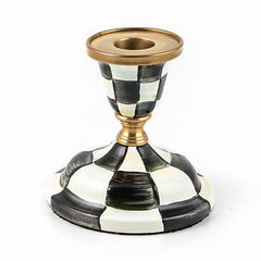 Courtly Check Enamel Candlestick Short