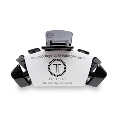 TELETIES - Jet Black Large Hair Clip