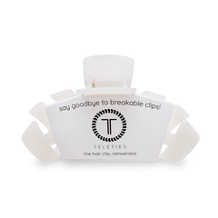TELETIES - Coconut White Large Hair Clip