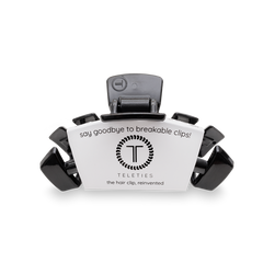 TELETIES - Jet Black Medium Hair Clip