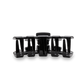 TELETIES - Jet Black Large Hair Clip