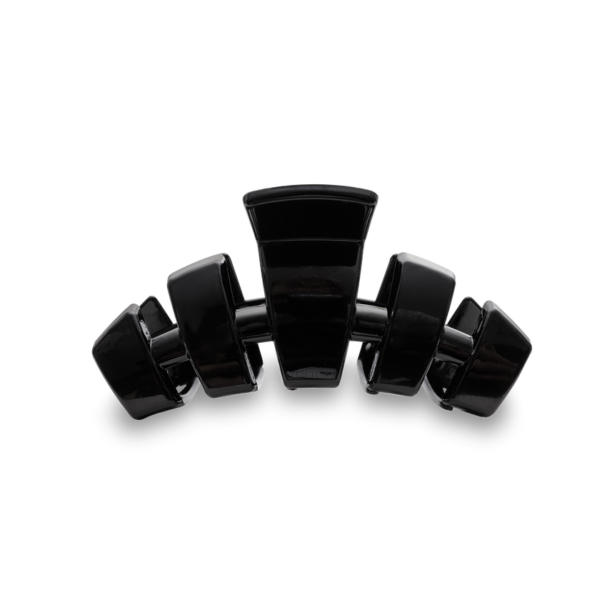 TELETIES - Jet Black Medium Hair Clip