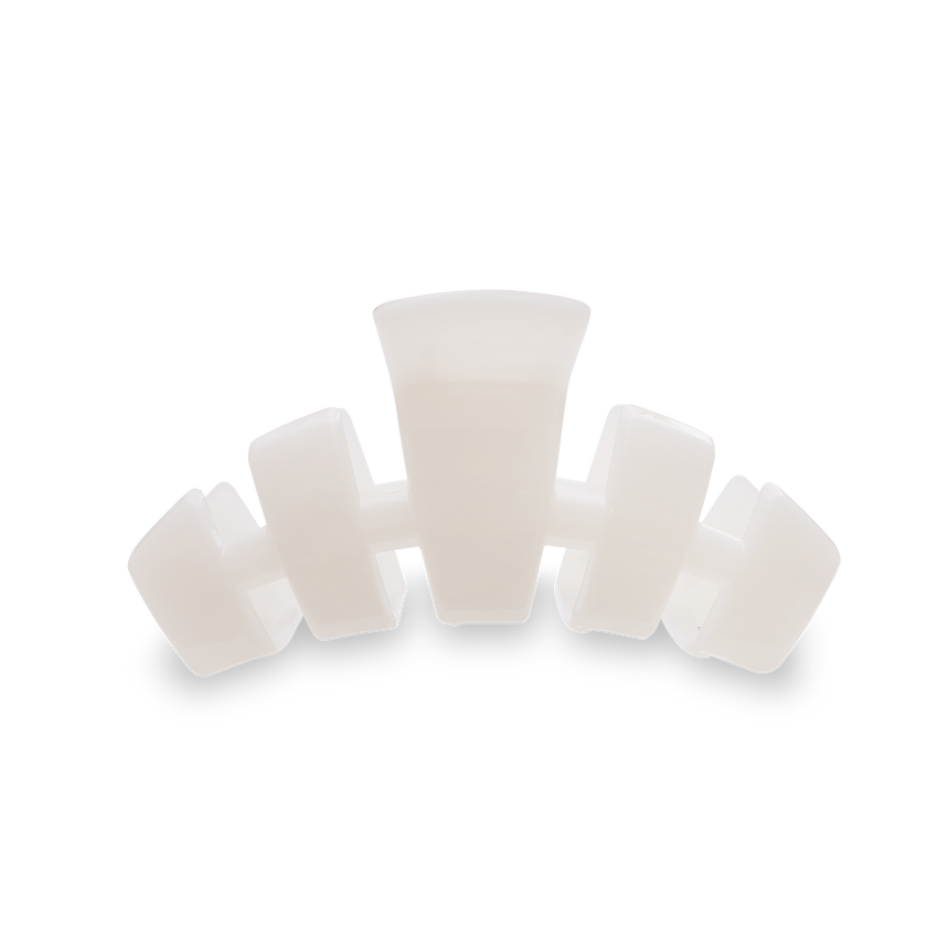 TELETIES - Coconut White Medium Hair Clip
