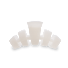 TELETIES - Coconut White Medium Hair Clip