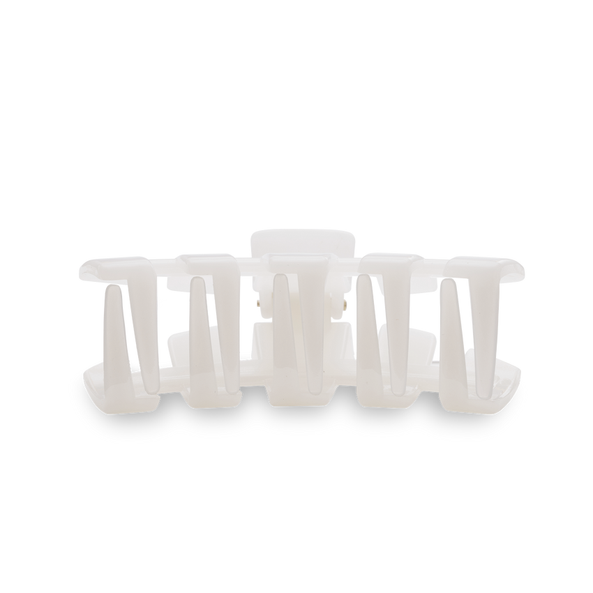 TELETIES - Coconut White Medium Hair Clip