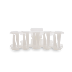 TELETIES - Coconut White Medium Hair Clip