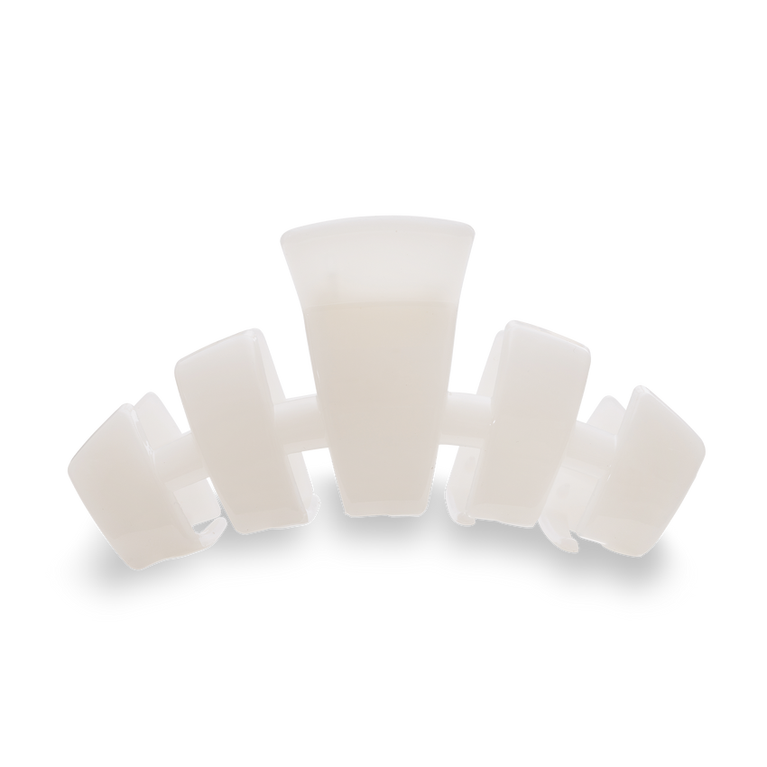 TELETIES - Coconut White Large Hair Clip