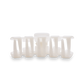 TELETIES - Coconut White Large Hair Clip