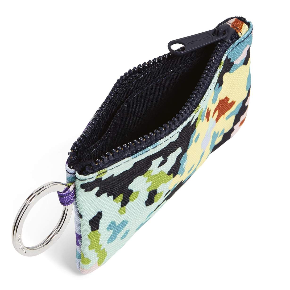 ReActive Zip ID Case Happy Blooms Cross-Stitch inside