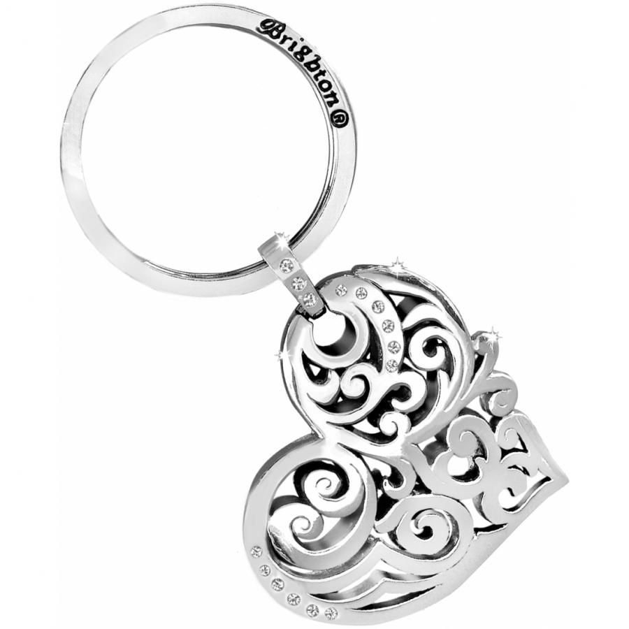 Madrid Heart Key Fob Front View