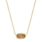Elisa Gold - Genuine Citrine Quart Necklace