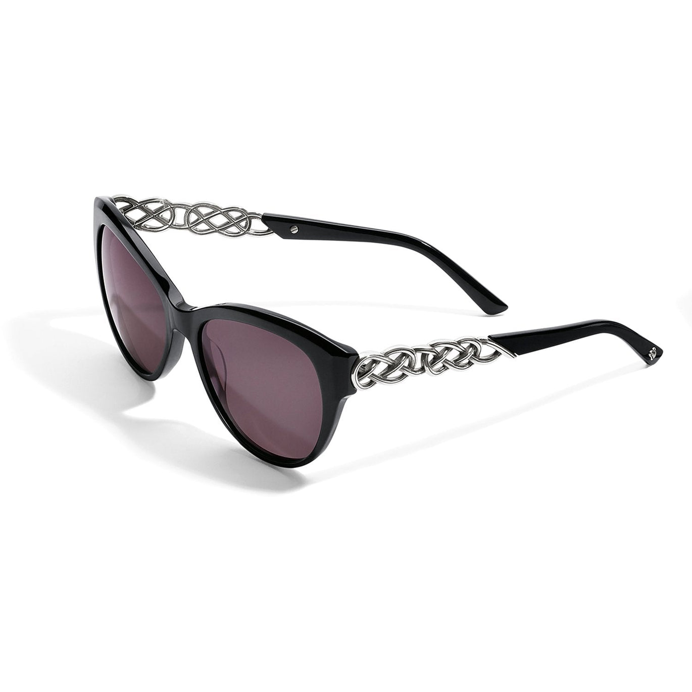 Brighton Black Sunglasses with Studded Detail and Butterfly Design Contempo Medallion Sunglasses - Brighton main image 2