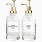 Glass Coffee Syrup Dispenser - Set Of 2