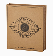 Culinary Cheese Knives Book Box