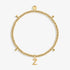 Alphabet A Little - Z - Gold Bracelet Front View