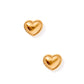 Lily Co Screwback Stud earrings in the shape of hearts.