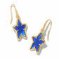Ada Star Small Drop Earrings - Cobalt Blue Illusion - From Kendra Scott.