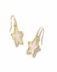 Ada Star Small Drop Earrings - Gold Ivory Mother of Pearl - From Kendra Scott.