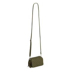 RFID All in One Crossbody Climbing Ivy Green Strap View