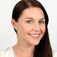 Always.... Mini Post Earrings Model View