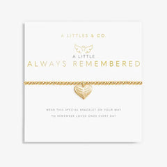 A Little Always Remembered - Gold Bracelet Card View