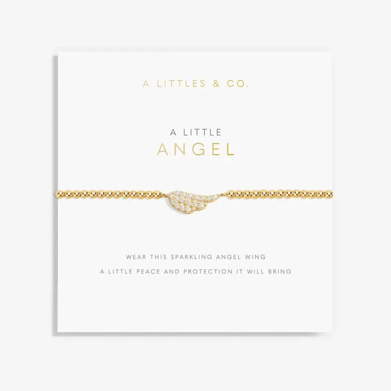 A Little Angel - Gold Bracelet Card View