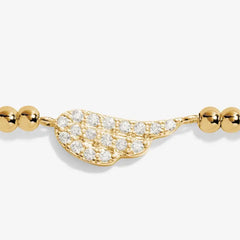 A Little Angel - Gold Bracelet Charm View