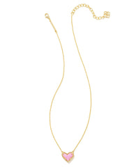Ari Heart Pendant Necklace - Chain View