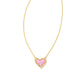 Ari Heart Pendant Necklace - Front View